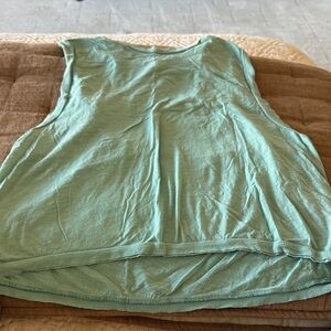 FREE PEOPLE Light Aqua Sleeveless Tank Top